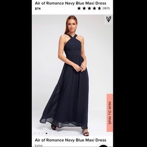 Lulus air of romance maxi dress